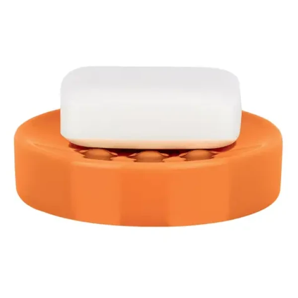 Spirella TUBE mydlenka oranžová / keramika (7610583160829)
