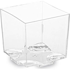 Fingerfood pohár PS hranatý čirý 44x44x43mm 65ml - 20ks - Wimex - Wimex