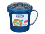 Sistema Microwave Soup mug Hrnček na polievku 656 ml modrá (8592001420465)