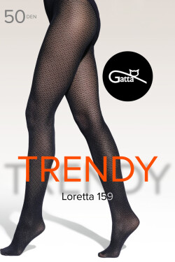 LORETTA - 159 Mikrovlákno 50 DEN nero 4-L