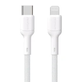 Dudao Dátový kábel L9X / USB-C / Lightning 30W / 1 m / biela (195960)