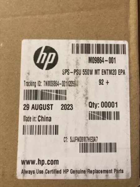 HP 550W power supply unit for HP