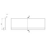 POLYSAN - PLAIN panel čelný 190x59cm, ľavý 72660