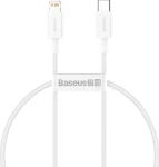 Baseus Superior kábel USB-C na Lightning biela / 0.25 m (CATLYS-02)