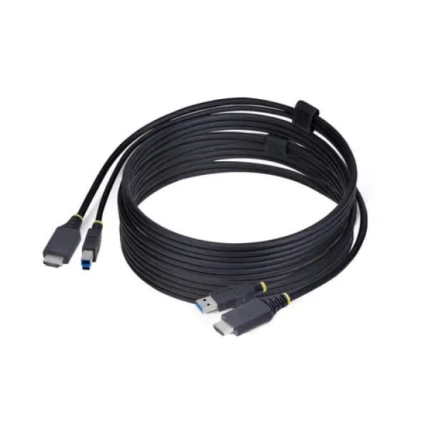 StarTech HU12210 čierna / KVM kábel / HDMI + USB / 3,1 m / 4K (HU12210-KVM-CABLE)
