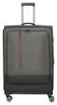 Veľký textilný kufor na kolieskach Travelite Crosslite XL Dark Olive