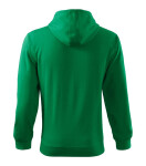 Trendy mikina na zips pánska stredne zelená S