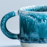 Studio Arhoj Porcelánový hrnček Andromeda Green 70 ml