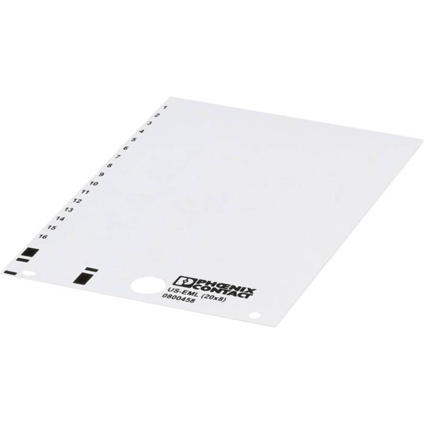 Label US-EML (20X8) 0800458 Phoenix Contact; 0800458