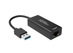 MicroConnect Adaptér USB3.0 A (M) - RJ-45 (F) čierna / 1000Mbit/s (USBETHGW10)