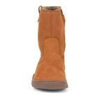 Dievčenské zimné barefoot topánky ZERU TEX BOOT Cognac, Froddo, G3160242, hnedá - 28