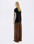 Thinking MU Flower Cord Black Volta Tee BLACK XS