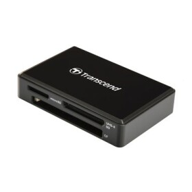 Transcend USB 3.1 čítačka pamäťových kariet čierna / SDHC amp; SDXC (UHS-Iamp;II) / microSDHC amp; SDXC (UHS-I) (TS-RDF9K2)