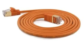 Wantec oranžová / Patch kábel / Cat7 S/FTP / 3 m / RJ-45 / 600 MHz (7148)