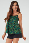 Italian Fashion Chill w.r. crêpe farba:print/black XL