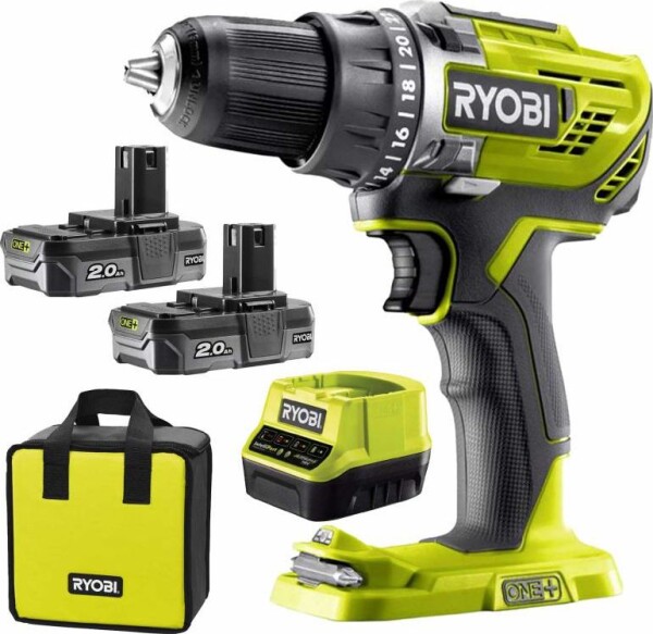 Ryobi R18DD3-220S 18 V 2 x akumulátor 2 Ah