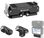 PULUZ Magnetický kovový držiak pre DJI OSMO Nano čierny / Držiak / Magnetický / Hliník / 1/4" a studená pätka (PU794B)