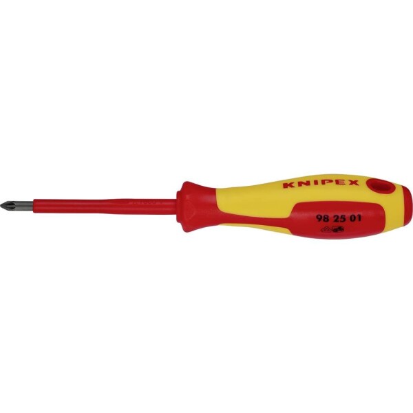 Knipex 98 25 01 98 25 01 VDE krížový skrutkovač PZ 1 Dĺžka drieku: 80 mm DIN EN 60900; 98 25 01