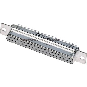 HARTING 09672254704 D-SUB zásuvková lišta 180 ° Pólov: 25 spájkovaný 1 ks; 09672254704