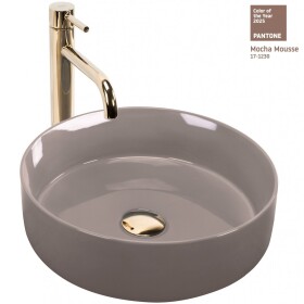 REA - Umývadlo na dosku SAMI Beige Shiny REA-U6382