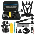 Puluz PKT11 / Sada príslušenstva pre akčné kamery / 20 dielov / GoPro, DJI OSMO Action 5 Pro (PKT11)