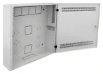 DATACOM 4U+2U 150mm LUX sivá / 19" rozvádzač / nástenný / 6U / hĺbka 150 mm / šírka 550 mm (7092)