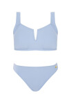 Dámske dvojdielne plavky S1011PM4 Panama 4 light blue - Self XL