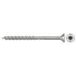 Fischer 574093 skrutky do drevotriesky 6 mm 90 mm TX Nerezová oceľ 100 ks; 574093