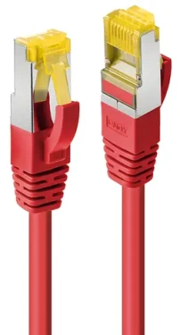 Lindy Cat7 S/FTP červená 1 m / Patch kabel / RJ-45 / LSZH / 600 MHz (47292)