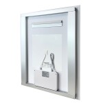 Mereo Zrkadlo 60x80 cm s LED osvetlením a odhmlievaním CN154