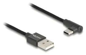 DeLock čierna / Kábel USB 2.0 Typ-A (M) - USB-C (M) / 480 Mbit/s / 0,5 m (80029)