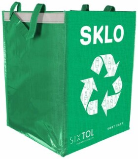 SIXTOL SORT Easy GLASS 36l / Taška na triedený odpad / 30x30x40cm (SX4205)