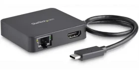 StarTech USB-C Multiport adaptér Mini Dock / Dokovacia stanica / 4K HDMI / Gigabit LAN / USB 3.0 húb (DKT30CHD)