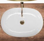REA - Umývadlo na dosku CLEO White Gold Edge REA-U6211