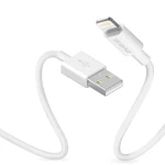 Dudao Dátový kábel L1L / USB-A / Lightning 3A / 1 m / biela (55612)