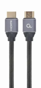 Gembird CCBP-HDMI-7.5M Premium kábel HDMI-M - HDMI-M 7.5m šedá/ tienený / pozlátené kontakty (CCBP-HDMI-7.5M)