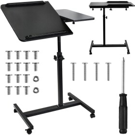 Maclean Mobilne biurko/stand na Notebook Maclean, biele, regulacja wysokośc 59-89cm, max. 30kg , MC-121 B