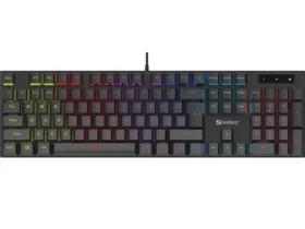 Sandberg Mechanical Gamer Keyboard GERMAN čierna / herná klávesnica / mechanická / drôtová / RGB / USB