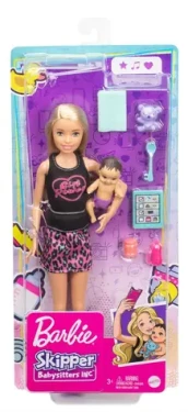Mattel GRP13 Barbie - Skipper Babysitters Inc. - Opatrovateľka s bábätkom a doplnky