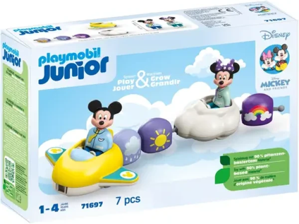 Playmobil® Junior Disney 71697 Rokov Mickeyho a Minnie v oblakoch