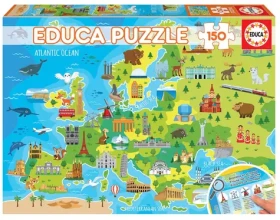 Educa Puzzle Mapa Európy