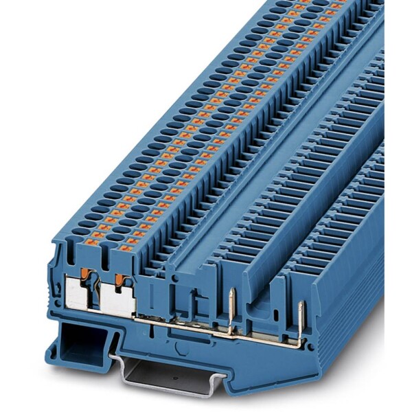 Feed-through terminal block PT 2,5-QUATTRO/2P BU 3209675 Phoenix Contact; 3209675
