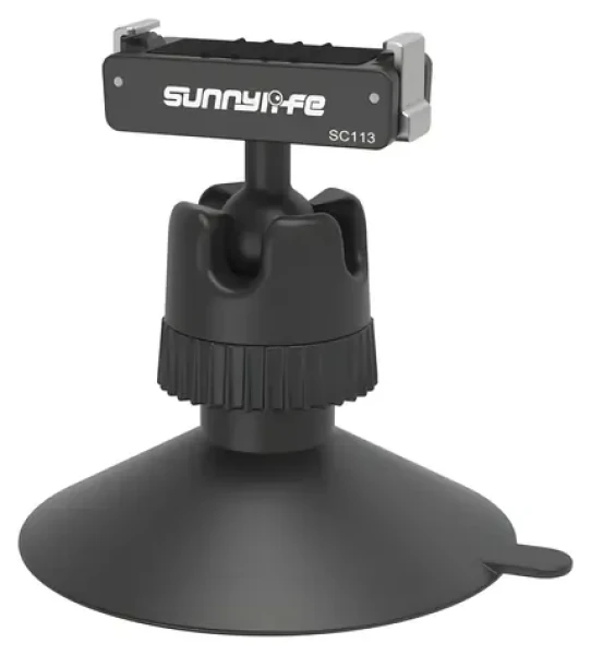 Sunnylife ON-SC113 / Magnetický adaptér / pre DJI OSMO Nano, Action 6 / guľový kĺb 360° / prísavka 68 mm / 1/4" skrutka (ON-SC113)