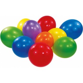 100 latexových balónků Standard, baravné 22,8 cm - Amscan