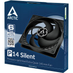 ARCTIC P14 Silent čierna / ventilátor / 140mm / CFM 29.8 / 950 RPM (ACFAN00139A)