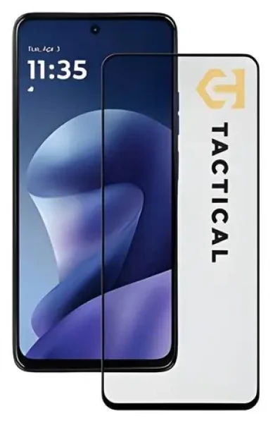 Tactical Glass Shield 5D čierna / Ochranné sklo / Motorola Moto G37 Power (57983131158)