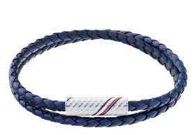 Tommy Hilfiger Štýlový dvojitý kožený náramok 2790470