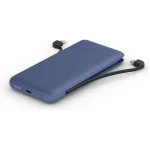 Belkin BOOST CHARGE PowerBanka 10000mAh + integrované káble modrá / 18W PD / USB-C (BPB006btBLU)