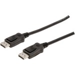 Digitus DisplayPort prepojovací kábel Konektor DisplayPort, Konektor DisplayPort 2.00 m čierna AK-340103-020-S Kábel DisplayPort; AK-340103-020-S