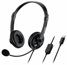 Genius headset HS-230U čierna / Slúchadlá / mikrofón / USB-C (31710021403)